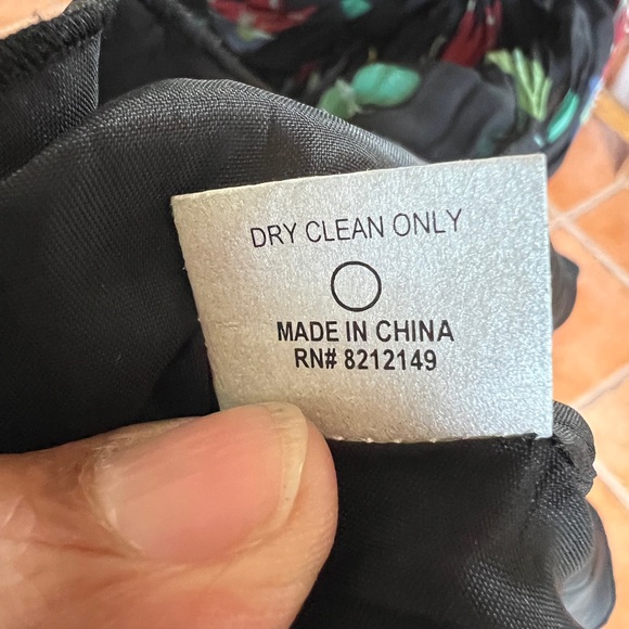 Anna Sui Anthropologie Silk Butterfly Dress Ruched Fairycore Whimsy Goth 2 - Picture 6 of 6